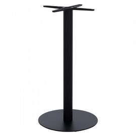 ΒΑΣΗ ΜΕΤΑΛΛΙΚΗ ΜΠΑΡ ΜΕΣΑΙΟΥ ΥΨΟΥΣ ΜΑΥΡΗ ΜΑΤ HM472 ΣΤΑΥΡΟΣ 46Χ46εκ. Φ49X94Υεκ. - ΒΑΣΕΙΣ ΤΡΑΠΕΖΙΩΝ στο Milonadakis.gr