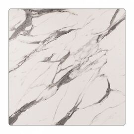 ΕΠΙΦΑΝΕΙΑ ΤΡΑΠΕΖΙΟΥ HPL HM5839.11 MARBLE WHITE-GREY 80x80 εκ. ΠΑΧΟΥΣ 12mm. - ΚΑΠΑΚΙΑ HPL στο Milonadakis.gr