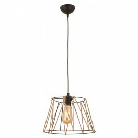 ΦΩΤΙΣΤΙΚΟ ΟΡΟΦΗΣ ΜΕΤΑΛΛΙΚΟ ΜΑΥΡΟ ΜΕ ΣΧΟΙΝΙ ΜΠΕΖ HM7566.01 Φ30x81Υ εκ. - ΦΩΤΙΣΤΙΚΑ ΟΡΟΦΗΣ στο Milonadakis.gr