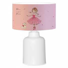 ΠΑΙΔΙΚΟ ΦΩΤΙΣΤΙΚΟ ΕΠΙΤΡΑΠΕΖΙΟ BALOO HM7577.03 ΡΟΖ ΣΧΕΔΙΟ BALLERINA Φ24x32Yεκ. - ΕΠΙΤΡΑΠΕΖΙΑ ΦΩΤΙΣΤΙΚΑ στο Milonadakis.gr
