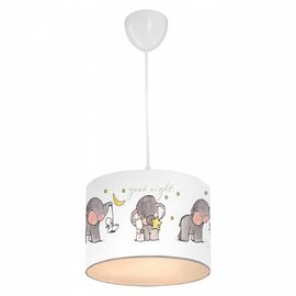 ΠΑΙΔΙΚΟ ΦΩΤΙΣΤΙΚΟ ΟΡΟΦΗΣ ΥΦΑΣΜΑΤΙΝΟ HM7575.01 ΛΕΥΚΟ ΜΕ ΣΧΕΔΙΟ ELEPHANT Φ24x70Y εκ. - ΦΩΤΙΣΤΙΚΑ ΟΡΟΦΗΣ στο Milonadakis.gr