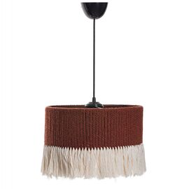 ΦΩΤΙΣΤΙΚΟ ΟΡΟΦΗΣ ΚΡΕΜΑΣΤΟ ΑΠΟ ΣΧΟΙΝΙ ΚΑΦΕ ΛΕΥΚΟ HM7657.03 Φ30x65 εκ. - ΦΩΤΙΣΤΙΚΑ ΟΡΟΦΗΣ στο Milonadakis.gr