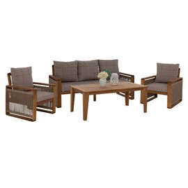 ΣΕΤ ΣΑΛΟΝΙΟΥ 4ΤΜΧ ΕΞΩΤΕΡΙΚΟΥ ΧΩΡΟΥ ΜΑΣΙΦ ΙΡΟΚΟ-ΣΧΟΙΝΙ ΜΠΕΖ ΚΑΡΥΔΙ HM5877.01 - ΣΕΤ ΣΑΛΟΝΙΑ στο Milonadakis.gr