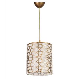 ΦΩΤΙΣΤΙΚΟ ΟΡΟΦΗΣ ΚΡΕΜΑΣΤΟ ΜΑΚΡΟΣΤΕΝΟ ΚΥΛΙΝΔΡΙΚΟ ΧΡΥΣΟ Φ20x66Yεκ.HM7646.01 - ΦΩΤΙΣΤΙΚΑ ΟΡΟΦΗΣ στο Milonadakis.gr