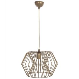 ΦΩΤΙΣΤΙΚΟ ΟΡΟΦΗΣ ΜΟΝΤΕΡΝΟ ΜΕΤΑΛΛΙΚΟ ΣΧΗΜΑ ΣΕ ΜΑΤ ΧΡΥΣΟ Φ35x68Yεκ.HM7691.01 - ΦΩΤΙΣΤΙΚΑ ΟΡΟΦΗΣ στο Milonadakis.gr