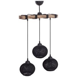 ΦΩΤΙΣΤΙΚΟ ΟΡΟΦΗΣ ΕΣΩΤΕΡΙΚΟΥ ΧΩΡΟΥ ΤΡΙΦΩΤΟ ΜΕ ΣΦΑΙΡΙΚΑ ΚΑΠΕΛΑ ΑΠΟ ΣΧΟΙΝΙ 50x18x80Y εκ.HM7705.01 - ΦΩΤΙΣΤΙΚΑ ΟΡΟΦΗΣ στο Milonadakis.gr