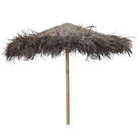 ΟΜΠΡΕΛΑ ΨΑΘΙΝΗ ΤΡΟΠΙΚΗ ΜΕ ΑΝΤΗΡΙΔΕΣ Φ240x270Υ εκ.HM5897 - ΟΜΠΡΕΛΕΣ ΚΑΙ ΒΑΣΕΙΣ στο Milonadakis.gr