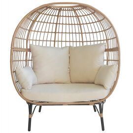 ΠΟΛΥΘΡΟΝΑ ΦΩΛΙΑ MIAMI 2 ΑΤΟΜΩΝ ΤΥΠΟΥ RATTAN HM5870.01 130x80x157Υ εκ. - ΚΑΡΕΚΛΕΣ - ΠΟΛΥΘΡΟΝΕΣ στο Milonadakis.gr