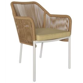 ΠΟΛΥΘΡΟΝΑ ΑΛΟΥΜΙΝΙΟΥ HM5855.01 ΛΕΥΚΟ ΜΕ ΣΧΟΙΝΙ WICKER PE ΜΠΕΖ 56x66x82 εκ. - ΚΑΡΕΚΛΕΣ - ΠΟΛΥΘΡΟΝΕΣ στο Milonadakis.gr