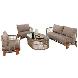 ΣΕΤ ΕΞΩΤΕΡΙΚΟΥ ΧΩΡΟΥ OXFORD 4TMX ΙΡΟΚΟ ΣΧΟΙΝΙ ΓΥΑΛΙ ΑΣΦΑΛΕΙΑΣ HM5884.01 - ΣΕΤ ΣΑΛΟΝΙΑ στο Milonadakis.gr