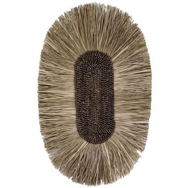 ΔΙΑΚΟΣΜΗΤΙΚΟ ΤΟΙΧΟΥ ΟΒΑΛ ΑΠΟ GRASS ΚΑΙ ΙΝΕΣ ΑΜΠΑΚΑ ΣΕ ΧΡΩΜΑ ΦΥΣΙΚΟ 60x5x90Yεκ.HM7795 - ΔΙΑΚΟΣΜΗΤΙΚΑ ΤΟΙΧΟΥ στο Milonadakis.gr