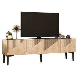 ΕΠΙΠΛΟ ΤΗΛΕΟΡΑΣΗΣ ΣΕ ΦΥΣΙΚΟ ΧΡΩΜΑ ΚΑΙ ΕΠΙΦΑΝΕΙΑ ΜΑΥΡΟ ΜΑΡΜΑΡΟ 154x37x45Yεκ.HM9435.01 - ΕΠΙΠΛΑ ΤΗΛΕΟΡΑΣΗΣ στο Milonadakis.gr