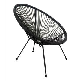 ΠΟΛΥΘΡΟΝΑ ΤΥΠΟΥ ΦΩΛΙΑ ΜΕΤΑΛΛΙΚΗ ACAPULCO ΜΑΥΡΗ ΜΕ ΜΑΥΡΟ RATTAN HM5872.01 70x73x79 εκ. - ΚΑΡΕΚΛΕΣ - ΠΟΛΥΘΡΟΝΕΣ στο Milonadakis.gr