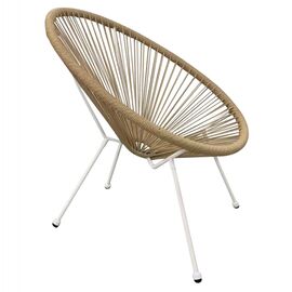 ΠΟΛΥΘΡΟΝΑ ACAPULCO Τ. ΦΩΛΙΑ ΜΕΤΑΛΛΟ ΛΕΥΚΟ ΜΕ TWISTED WICKER HM5871.02 70x73x79 εκ. - ΚΑΡΕΚΛΕΣ - ΠΟΛΥΘΡΟΝΕΣ στο Milonadakis.gr