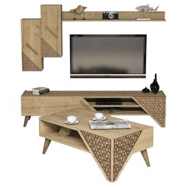 ΣΥΝΘΕΣΗ ΣΑΛΟΝΙΟΥ ΜΕΛΑΜΙΝΗΣ 2 ΤΜΧ ΦΥΣΙΚΟ OAK HM11849.01 - ΣΥΝΘΕΣΕΙΣ ΣΑΛΟΝΙΟΥ στο Milonadakis.gr