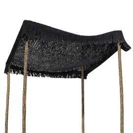 Δίχτυ σκίασης Roof pakoworld μακραμέ μαύρο 4x4m - ΠΟΥΦ - ΣΚΑΜΠΟ - ΜΠΑΟΥΛΟ στο Milonadakis.gr