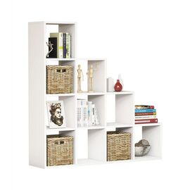 ΒΙΒΛΙΟΘΗΚΗ ΜΕΛΑΜΙΝΗΣ SCALE ΛΕΥΚΟ 120x30x123,6Υεκ.HM9238.11 - ΒΙΒΛΙΟΘΗΚΕΣ στο Milonadakis.gr