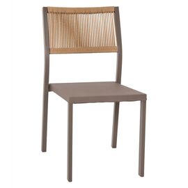 ΚΑΡΕΚΛΑ ΑΛΟΥΜΙΝΙΟΥ ΣΑΜΠΑΝΙ ΜΕ RATTAN & TEXTLINE HM5921.03 46x55,5x83 εκ. - ΚΑΡΕΚΛΕΣ - ΠΟΛΥΘΡΟΝΕΣ στο Milonadakis.gr
