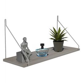 ΡΑΦΙ ΤΟΙΧΟΥ AGILAN ΜΕΛΑΜΙΝΗΣ HM9183.14 SONΟMA-ΛΕΥΚΟ 72x20x27Yεκ. - ΡΑΦΙΑ ΤΟΙΧΟΥ στο Milonadakis.gr