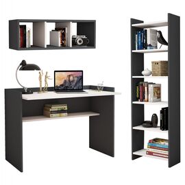 ΣΕΤ ΓΡΑΦΕΙΟΥ 3ΤΜΧ HM11776.13 ΜΕΛΑΜΙΝΗ ΣΕ ΓΚΡΙ ΚΑΙ ΛΕΥΚΟ ΧΡΩΜΑ - ΓΡΑΦΕΙΑ στο Milonadakis.gr