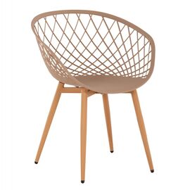 ΠΟΛΥΘΡΟΝΑ ΠΟΛΥΠΡΟΠΥΛΕΝΙΟΥ ΚΑΠΟΥΤΣΙΝΟ ΜΕΤΑΛΛΙΚΑ ΠΟΔΙΑ ARIADNE HM8001.13 63x56x80Y εκ. - ΚΑΡΕΚΛΕΣ - ΠΟΛΥΘΡΟΝΕΣ ΕΣ. στο Milonadakis.gr