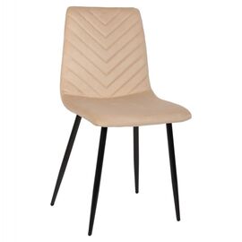 ΚΑΡΕΚΛΑ LATRELL HM8587.05 ΒΕΛΟΥΔΟ ΕΚΡΟΥ ΜΕ ΜΑΥΡΑ ΜΕΤΑΛΛΙΚΑ ΠΟΔΙΑ 43x54x88Υεκ. - ΚΑΡΕΚΛΕΣ - ΠΟΛΥΘΡΟΝΕΣ ΕΣ. στο Milonadakis.gr