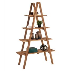 ΒΙΒΛΙΟΘΗΚΗ STAM HM7895 TEAK ΞΥΛΟ ΣΕ ΦΥΣΙΚΟ ΧΡΩΜΑ 120x33x180Y εκ. - ΒΙΤΡΙΝΕΣ στο Milonadakis.gr