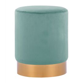 ΣΚΑΜΠΟ LEVY ΦΥΣΤΙΚΙ ΒΕΛΟΥΔΟ ΜΕ ΧΡΥΣΗ ΒΑΣΗ HM8408.07 Φ35x43Υ εκ. - ΠΟΥΦ - ΣΚΑΜΠΟ - ΜΠΑΟΥΛΟ στο Milonadakis.gr