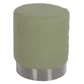 ΣΚΑΜΠΟ LEVY HM8408.27 ΦΥΣΤΙΚΙ ΜΠΟΥΚΛΕ ΥΦΑΣΜΑ ΜΕ ΑΣΗΜΙ ΒΑΣΗ Φ35x42Υ εκ. - ΠΟΥΦ - ΣΚΑΜΠΟ - ΜΠΑΟΥΛΟ στο Milonadakis.gr