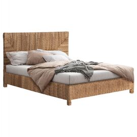 ΚΡΕΒΑΤΙ THAW HM672 ΞΥΛΟ ΤΕΑΚ ΣΚΕΛΕΤΟΣ-ΨΑΘΑ ΑΠΟ ΜΠΑΝΑΝΑ 180x200εκ. - ΚΡΕΒΑΤΙΑ στο Milonadakis.gr