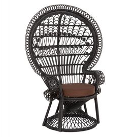 ΠΟΛΥΘΡΟΝΑ ROYAL PEACOCK HM9342.03 RATTAN ΜΑΥΡΟ-ΜΑΞΙΛΑΡΙ ΚΑΦΕ 114x72x150Yεκ. - ΚΑΡΕΚΛΕΣ - ΠΟΛΥΘΡΟΝΕΣ στο Milonadakis.gr