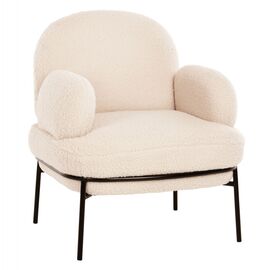 ΠΟΛΥΘΡΟΝΑ AGNES HM9525.23 ΛΕΥΚΟ ΜΠΟΥΚΛΕ-ΜΑΥΡΑ ΜΕΤΑΛΛΙΚΑ ΠΟΔΙΑ 74x71x83Υεκ. - ΚΑΡΕΚΛΕΣ - ΠΟΛΥΘΡΟΝΕΣ ΕΣ. στο Milonadakis.gr