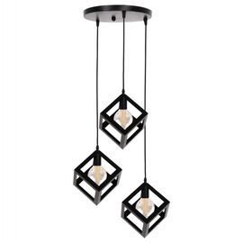 ΦΩΤΙΣΤΙΚΟ ΟΡΟΦΗΣ ΚΡΕΜΑΣΤΟ HM4036 3 ΚΥΒΟΙ ΜΑΥΡΟ ΜΕΤΑΛΛΟ Φ23x122Yεκ. - ΦΩΤΙΣΤΙΚΑ ΟΡΟΦΗΣ στο Milonadakis.gr