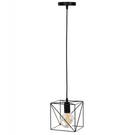 ΦΩΤΙΣΤΙΚΟ ΟΡΟΦΗΣ ΚΡΕΜΑΣΤΟ HM4039 ΜΑΥΡΟΣ ΜΕΤΑΛΛΙΚΟΣ ΚΥΒΟΣ 16x16x123Υεκ. - ΦΩΤΙΣΤΙΚΑ ΟΡΟΦΗΣ στο Milonadakis.gr