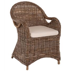 ΠΟΛΥΘΡΟΝΑ ΜΕ ΕΚΡΟΥ ΜΑΞΙΛΑΡΙ KEYLA HM9536 ΚΑΦΕ RATTAN 63x65x87Υεκ. - ΚΑΡΕΚΛΕΣ - ΠΟΛΥΘΡΟΝΕΣ στο Milonadakis.gr