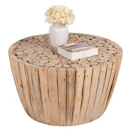 ΤΡΑΠΕΖΙ ΣΑΛΟΝΙΟΥ HM9804 ΞΥΛΟ ΤΕΑΚ ΣΕ ΦΥΣΙΚΟ Φ80x46Yεκ. - ΤΡΑΠΕΖΑΚΙΑ ΣΑΛΟΝΙΟΥ στο Milonadakis.gr