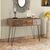 Κονσόλα Boho pakoworld καρυδί με μεταλλικά πόδια 100x50,5x74,5εκ - ΣΥΡΤΑΡΙΕΡΕΣ - ΤΟΥΑΛΕΤΕΣ στο Milonadakis.gr