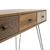 Κονσόλα Boho pakoworld καρυδί με μεταλλικά πόδια 100x50,5x74,5εκ - ΣΥΡΤΑΡΙΕΡΕΣ - ΤΟΥΑΛΕΤΕΣ στο Milonadakis.gr