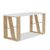 Γραφείο Honey pakoworld χρώμα λευκό - light oak 140x60x75εκ - ΓΡΑΦΕΙΑ στο Milonadakis.gr
