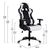 ΠΟΛΥΘΡΟΝΑ GAMING DARIUS HM1072.04 ΜΑΥΡΗ-ΛΕΥΚΗ 66,5x70x(122-129) cm - ΚΑΡΕΚΛΕΣ ΓΡΑΦΕΙΟΥ στο Milonadakis.gr
