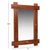 ΚΑΘΡΕΠΤΗΣ ΤΟΙΧΟΥ HM4303 ΑΝΑΚΥΚΛΩΜΕΝΟ TEAK ΣΕ ΦΥΣΙΚΟ 70x100Υεκ. - ΚΑΘΡΕΠΤΕΣ στο Milonadakis.gr