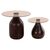 ΒΟΗΘΗΤΙΚΑ ΤΡΑΠΕΖΑΚΙΑ 2ΤΜΧ CHANG HM9668 ΞΥΛΟ MANGO-ΓΥΑΛΙ TOP Φ55x49,5Υ & Φ40x36,5Υεκ. - ΒΟΗΘΗΤΙΚΑ ΤΡΑΠΕΖΑΚΙΑ στο Milonadakis.gr