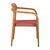 ΠΟΛΥΘΡΟΝΑ OSLO HM9636.06 ΞΥΛΟ TEAK ΦΥΣΙΚΟ & ΡΟΖ ΣΧΟΙΝΙ 55x54x80Yεκ. - ΚΑΡΕΚΛΕΣ - ΠΟΛΥΘΡΟΝΕΣ ΕΣ. στο Milonadakis.gr