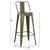 ΣΚΑΜΠΟ BAR ΜΕΤΑΛΛΙΚΟ MELITA ME ΠΛΑΤΗ ΣΕ DARK OLIVE GREEN HM8643.03 43Χ43Χ100εκ. - ΣΚΑΜΠΟ ΜΠΑΡ στο Milonadakis.gr