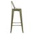 ΣΚΑΜΠΟ BAR ΜΕΤΑΛΛΙΚΟ MELITA ME ΠΛΑΤΗ ΣΕ DARK OLIVE GREEN HM8643.03 43Χ43Χ100εκ. - ΣΚΑΜΠΟ ΜΠΑΡ στο Milonadakis.gr