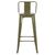 ΣΚΑΜΠΟ BAR ΜΕΤΑΛΛΙΚΟ MELITA ME ΠΛΑΤΗ ΣΕ DARK OLIVE GREEN HM8643.03 43Χ43Χ100εκ. - ΣΚΑΜΠΟ ΜΠΑΡ στο Milonadakis.gr