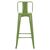 ΣΚΑΜΠΟ BAR ΜΕΤΑΛΛΙΚΟ MELITA ME ΠΛΑΤΗ ΣΕ LIGHT OLIVE GREEN HM8643.13 43Χ43Χ100εκ. - ΣΚΑΜΠΟ ΜΠΑΡ στο Milonadakis.gr