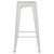 ΣΚΑΜΠΟ BAR ΜΕΤΑΛΛΙΚΟ MELITA ΣΕ ΛΕΥΚΟ ΜΑΤ HM8642.21 43x43x78 εκ. - ΣΚΑΜΠΟ ΜΠΑΡ στο Milonadakis.gr