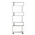 ΒΙΒΛΙΟΘΗΚΗ ΜΕΛΑΜΙΝΗΣ OWLOLIVE GREY ΛΕΥΚΟ 60x19,5x165Yεκ.HM8923.11 - ΒΙΒΛΙΟΘΗΚΕΣ στο Milonadakis.gr
