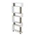 ΒΙΒΛΙΟΘΗΚΗ ΜΕΛΑΜΙΝΗΣ OWLOLIVE GREY ΛΕΥΚΟ 60x19,5x165Yεκ.HM8923.11 - ΒΙΒΛΙΟΘΗΚΕΣ στο Milonadakis.gr